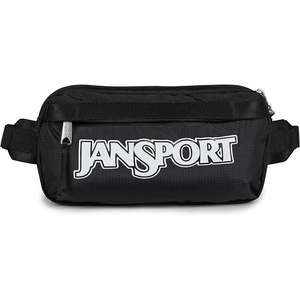 JanSport Washington Waistpack Fanny Pack – Stylish, Durable Waist Bag with Adjustable Belt, Main Zippered Pocket, Quick Stash Pocket,Travel Essentials(Black)