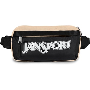 JanSport Washington Waistpack Fanny Pack – Stylish, Durable Waist Bag with Adjustable Belt, Main Zippered Pocket, Quick Stash Pocket,Travel Essentials(Travertine)