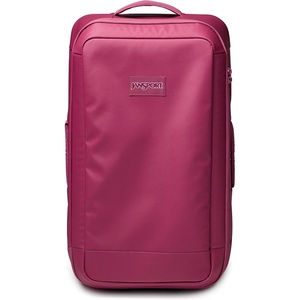 Jansport Good Latitude 95L Rolling Duffel Bag – Checked Bag, Heavy Duty Travel Suitcase with Wheels, TSA Lock & Polycarbonate Hard Shell Bottom, Smokey Grit(Mauve Haze)