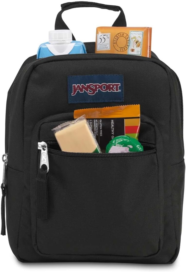 image:imageJanSport Big Break Insulated Lunch Bag Small SoftSided Cooler Ideal for Class Work or Meal Prep Smokey GritBlack