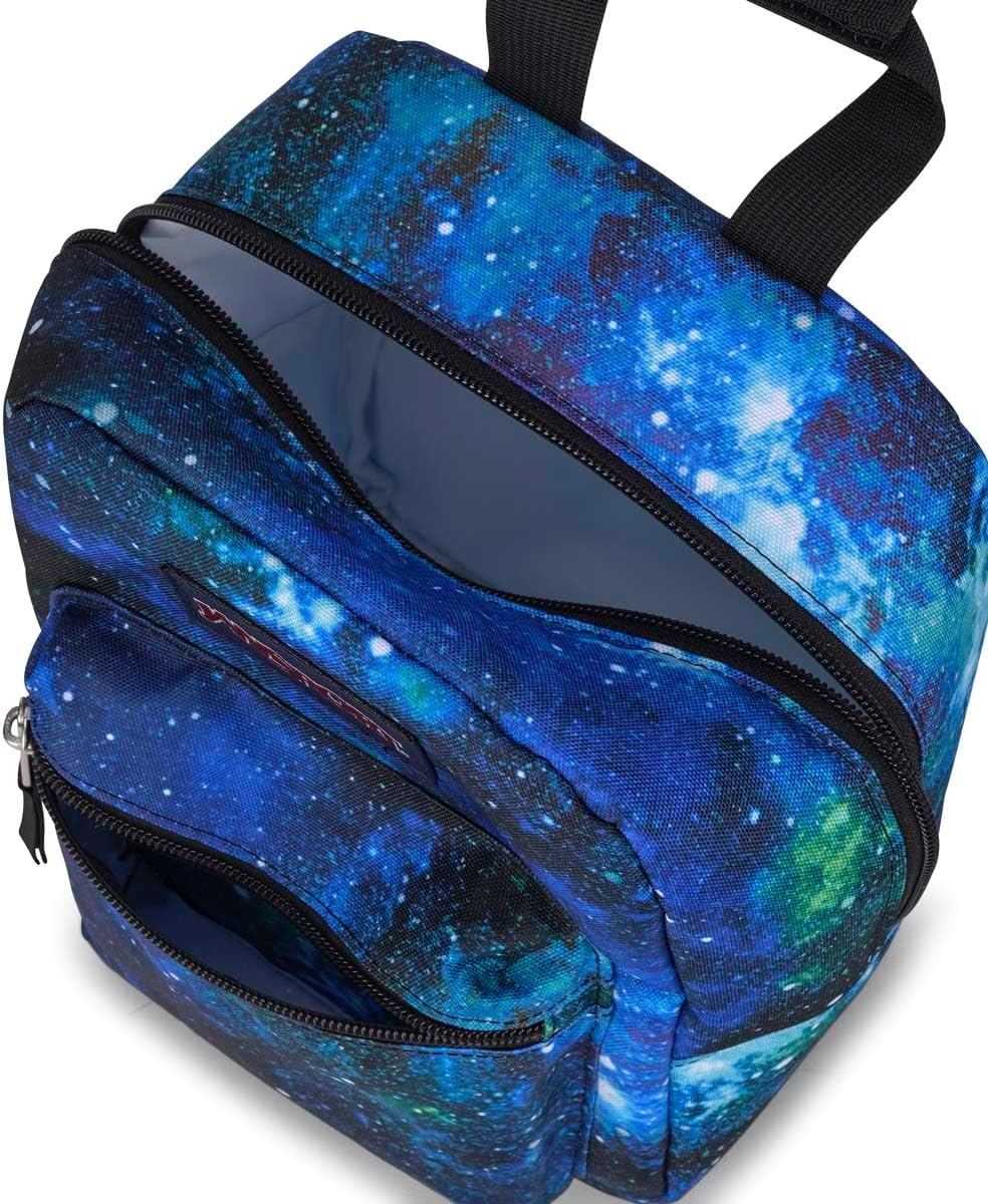 image:imageJanSport Big Break Insulated Lunch Bag Small SoftSided Cooler Ideal for Class Work or Meal Prep Smokey GritCyberspace Galaxy