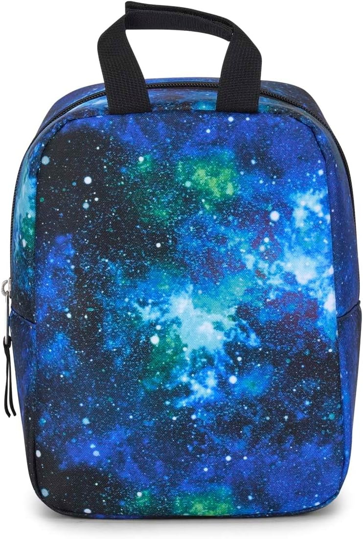 image:imageJanSport Big Break Insulated Lunch Bag Small SoftSided Cooler Ideal for Class Work or Meal Prep Smokey GritCyberspace Galaxy