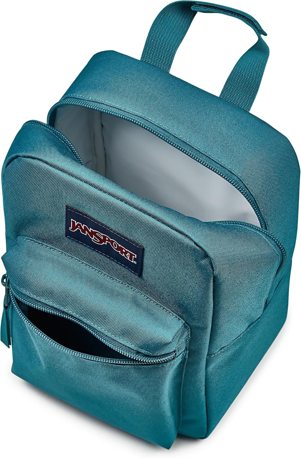 image:imageJanSport Big Break Insulated Lunch Bag Small SoftSided Cooler Ideal for Class Work or Meal Prep Smokey GritEmerald Pool
