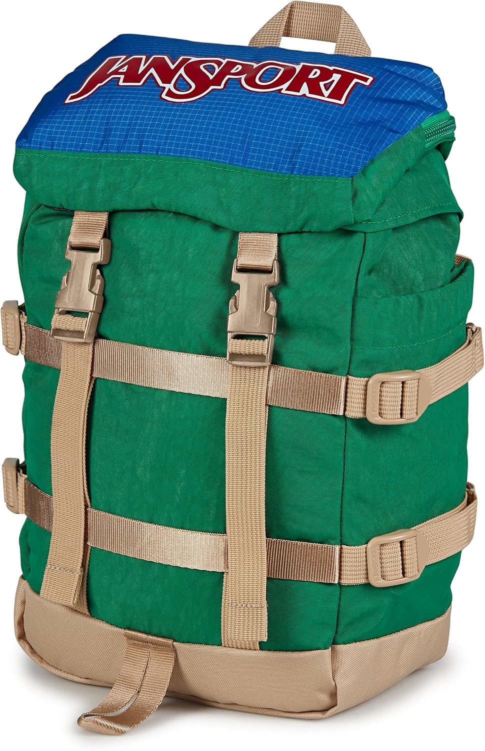 image:imageJanSport Mini Skip Pack Compact Backpack with Main Compartment Side Water Bottle Pocket and Zippered Accessory Pocket Jelly KellyJelly Kelly