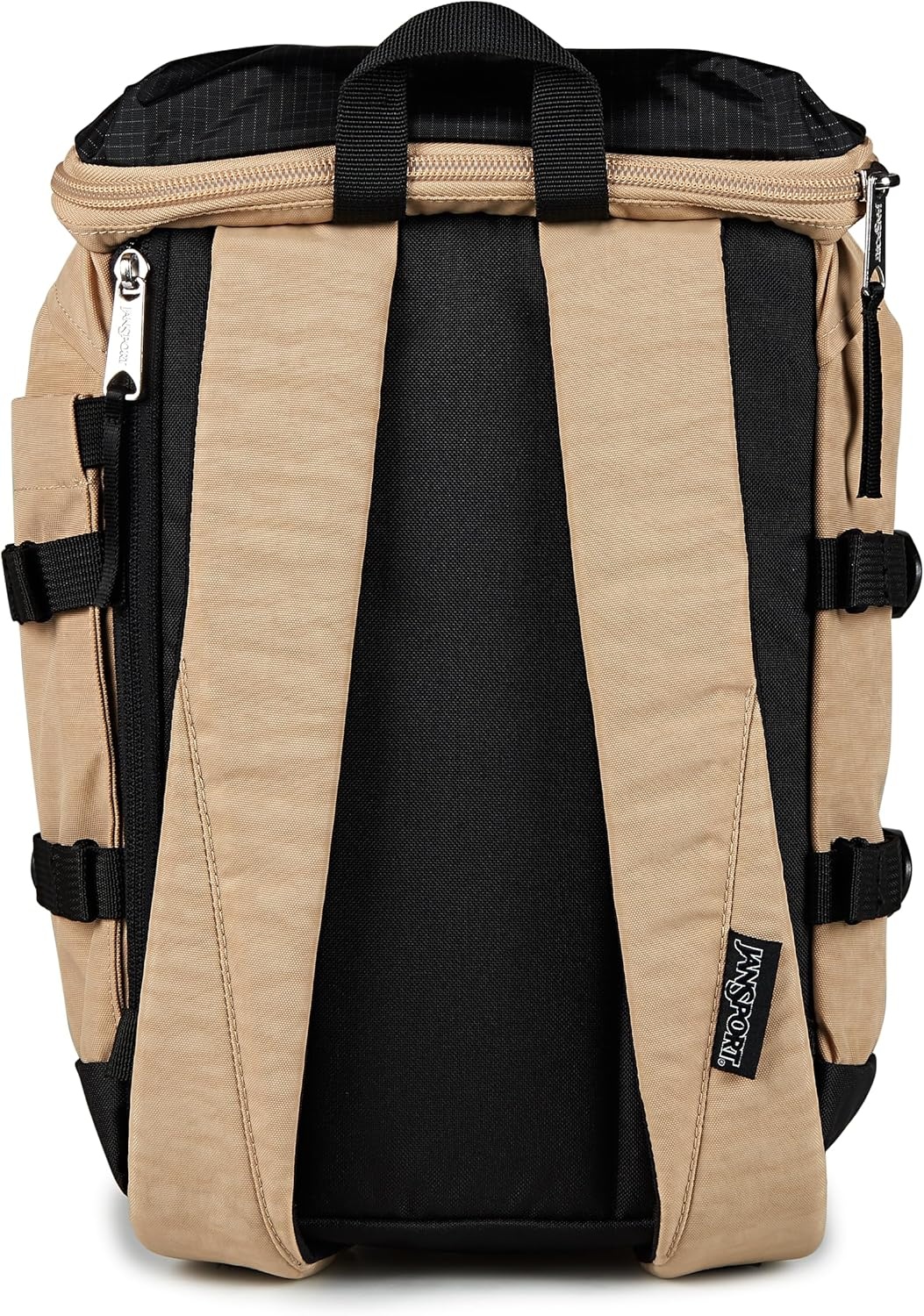 image:imageJanSport Mini Skip Pack Compact Backpack with Main Compartment Side Water Bottle Pocket and Zippered Accessory Pocket Jelly KellyTravertine