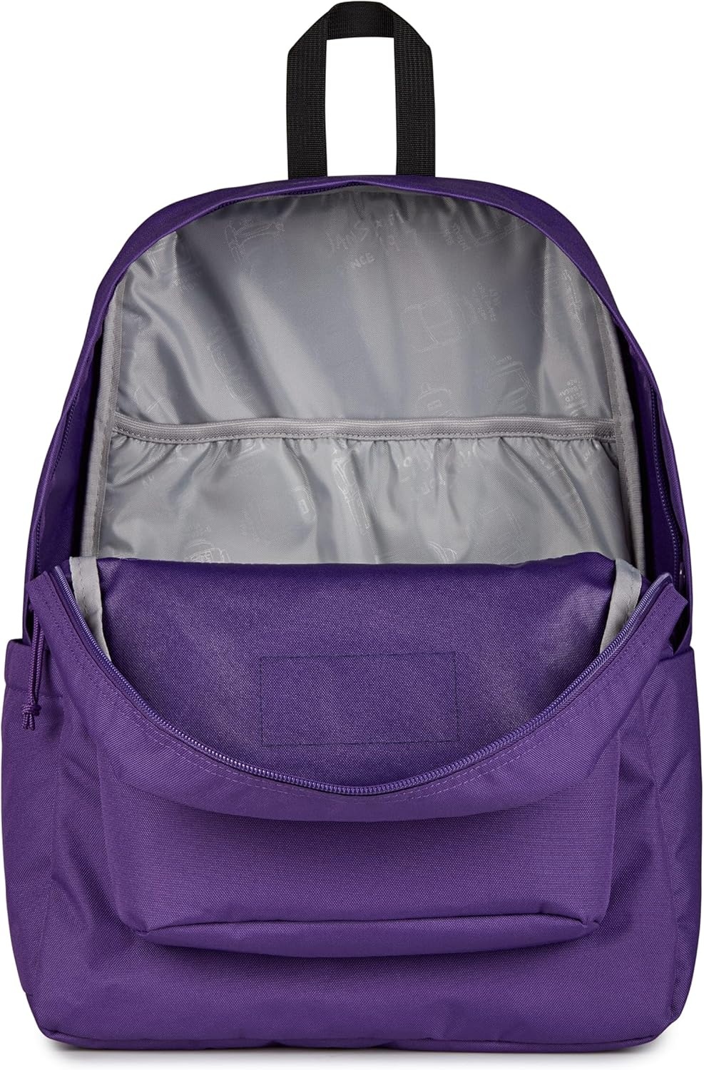 image:imageJanSport SuperBreak Plus Backpack with Padded 15inch Laptop Sleeve and Integrated Bottle Pocket Spacious and Durable Daypack for Work and Travel Sunny Sketches BlueGrape Jelly