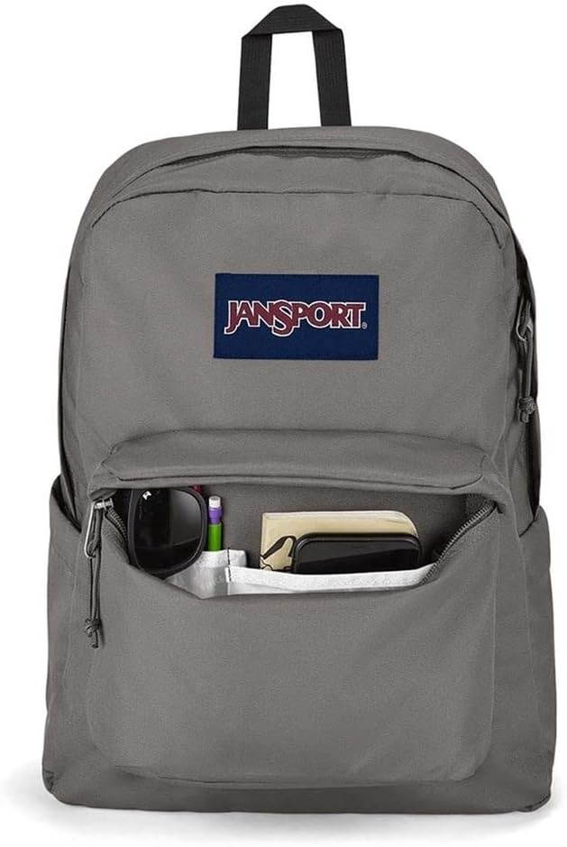 image:imageJanSport SuperBreak Plus Backpack with Padded 15inch Laptop Sleeve and Integrated Bottle Pocket Spacious and Durable Daypack for Work and Travel Sunny Sketches BlueGraphite Grey
