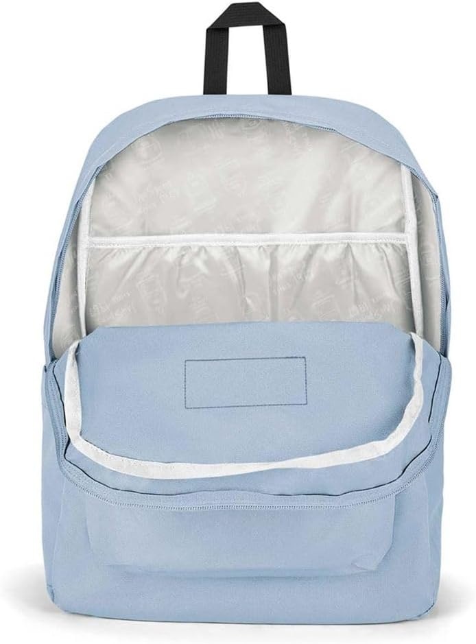 image:imageJanSport SuperBreak Plus Backpack with Padded 15inch Laptop Sleeve and Integrated Bottle Pocket Spacious and Durable Daypack for Work and Travel Sunny Sketches BlueBlue Dusk