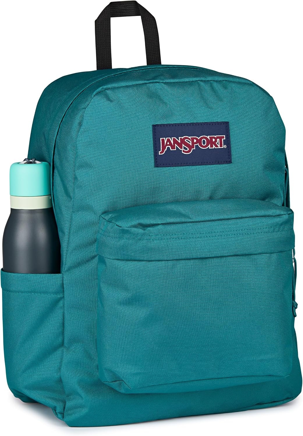 image:imageJanSport SuperBreak Plus Backpack with Padded 15inch Laptop Sleeve and Integrated Bottle Pocket Spacious and Durable Daypack for Work and Travel Sunny Sketches BlueEmerald Pool