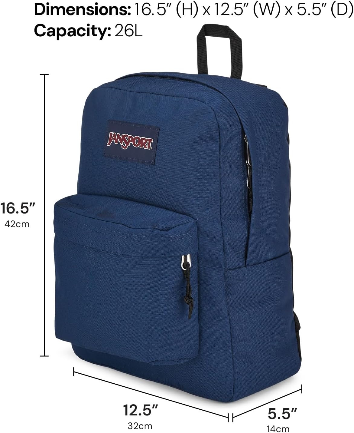 image:imageJanSport SuperBreak Plus Backpack with Padded 15inch Laptop Sleeve and Integrated Bottle Pocket Spacious and Durable Daypack for Work and Travel Sunny Sketches BlueAnimal Illusion