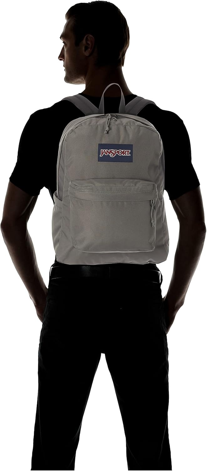 image:imageJanSport SuperBreak Plus Backpack with Padded 15inch Laptop Sleeve and Integrated Bottle Pocket Spacious and Durable Daypack for Work and Travel Sunny Sketches BlueGraphite Grey