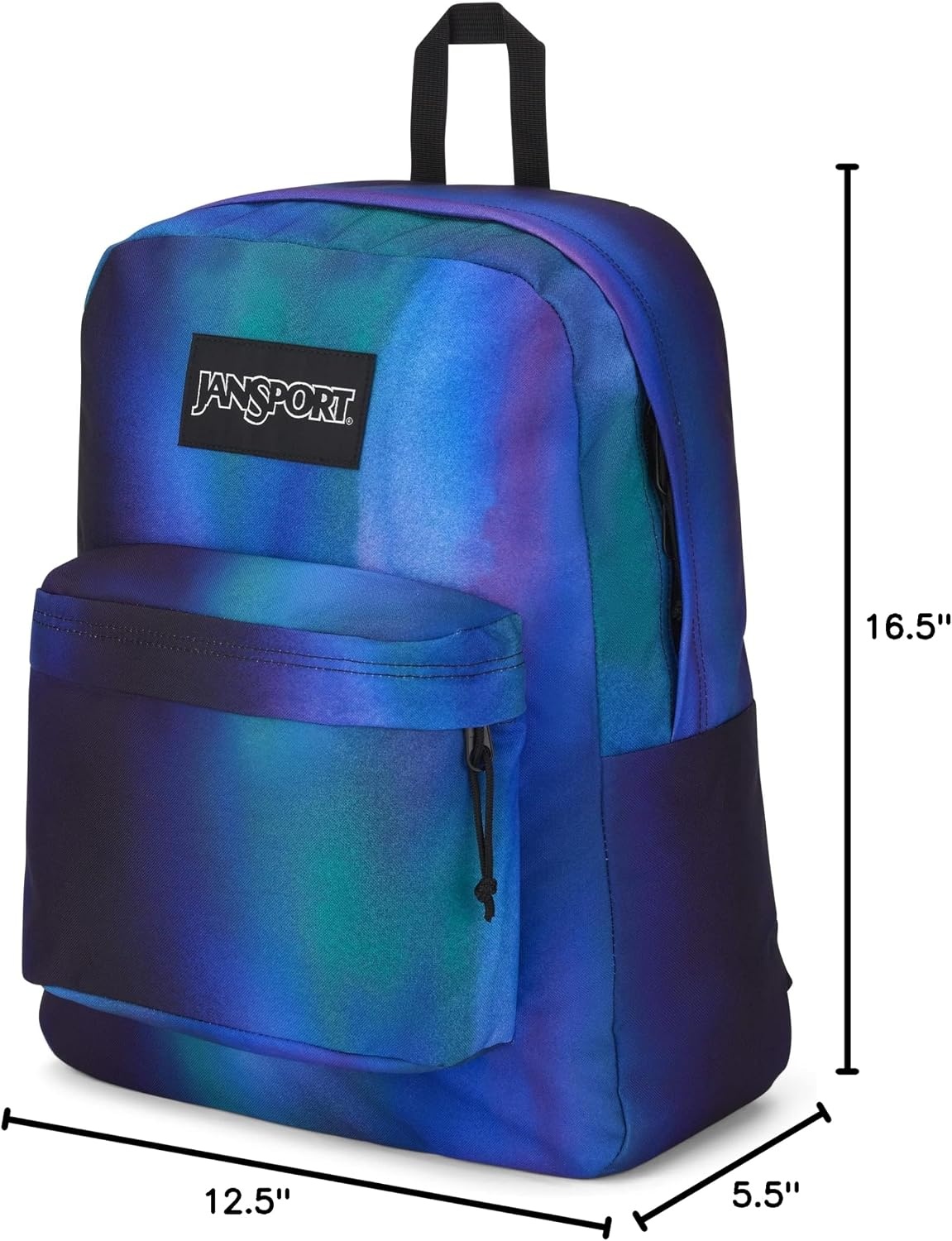 image:imageJanSport SuperBreak Plus Backpack with Padded 15inch Laptop Sleeve and Integrated Bottle Pocket Spacious and Durable Daypack for Work and Travel Sunny Sketches BlueDark Duachrome