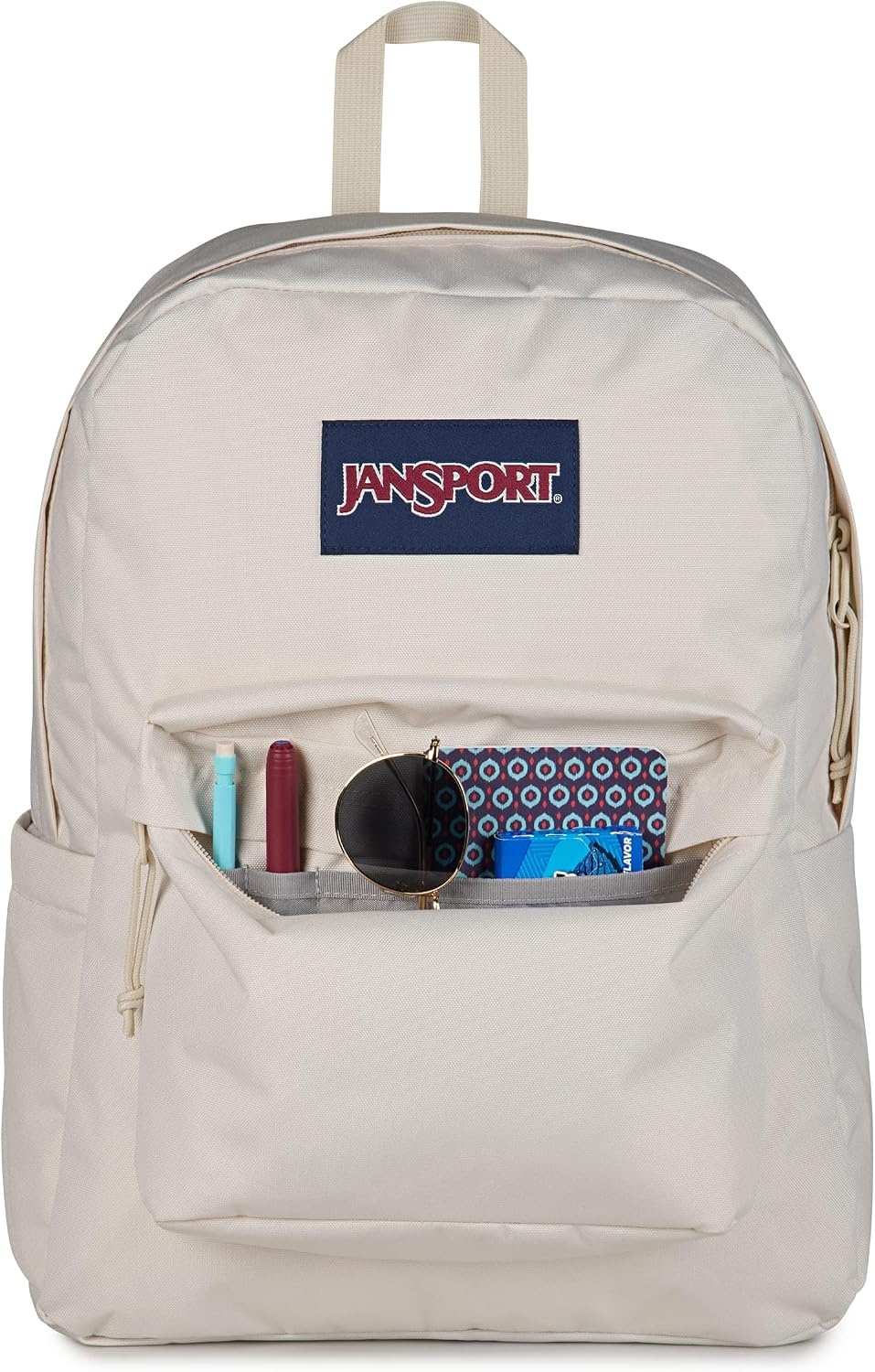 image:imageJanSport SuperBreak Plus Backpack with Padded 15inch Laptop Sleeve and Integrated Bottle Pocket Spacious and Durable Daypack for Work and Travel Sunny Sketches BlueMoon Flower
