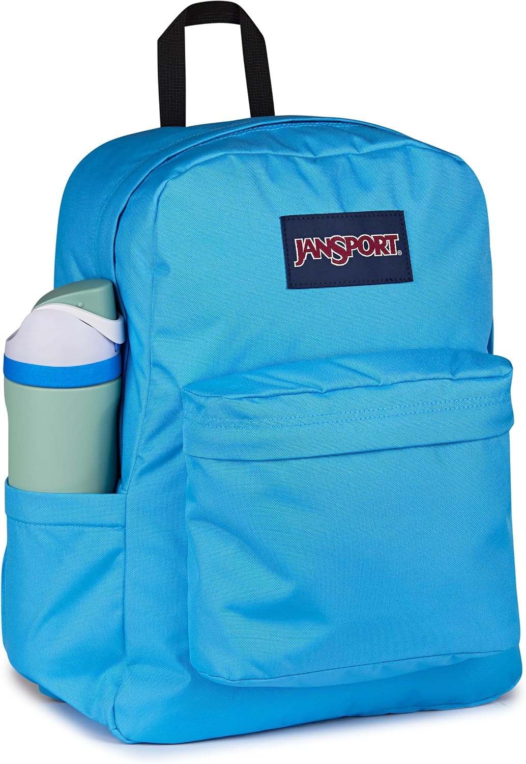 image:imageJanSport SuperBreak Plus Backpack with Padded 15inch Laptop Sleeve and Integrated Bottle Pocket Spacious and Durable Daypack for Work and Travel Sunny Sketches BlueElectric Azul