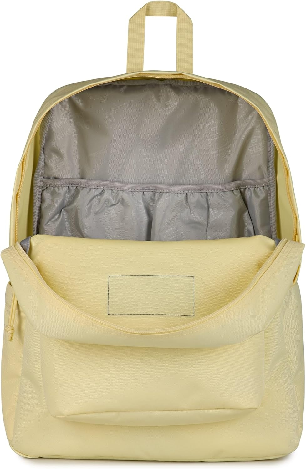 image:imageJanSport SuperBreak Plus Backpack with Padded 15inch Laptop Sleeve and Integrated Bottle Pocket Spacious and Durable Daypack for Work and Travel Sunny Sketches BlueLemon Ice