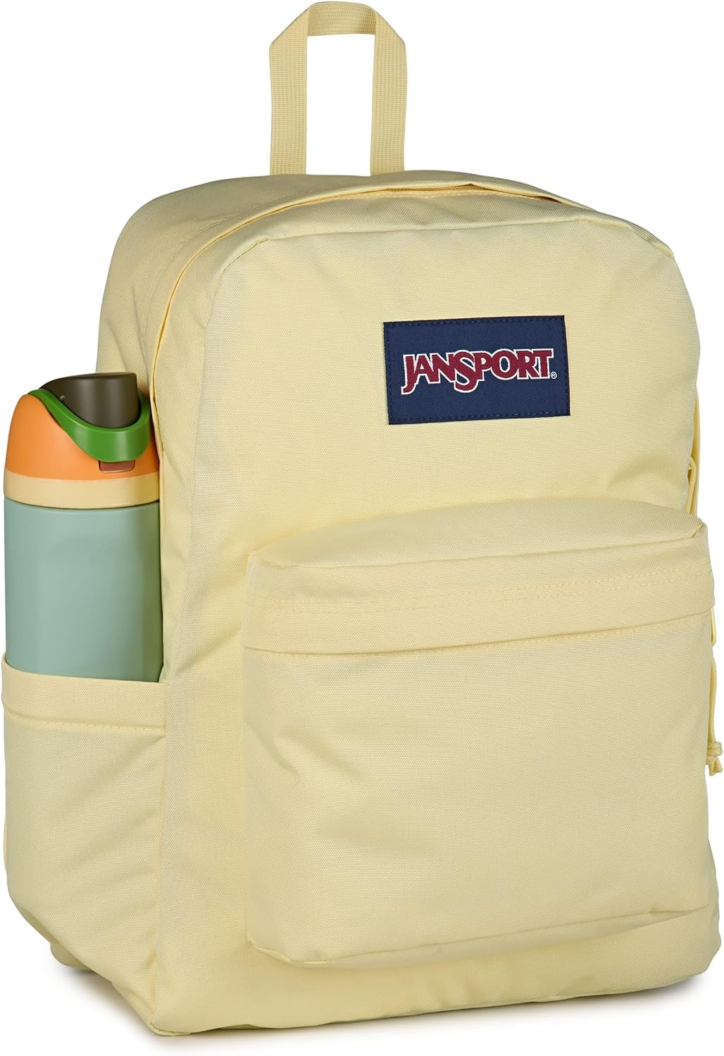 image:imageJanSport SuperBreak Plus Backpack with Padded 15inch Laptop Sleeve and Integrated Bottle Pocket Spacious and Durable Daypack for Work and Travel Sunny Sketches BlueLemon Ice