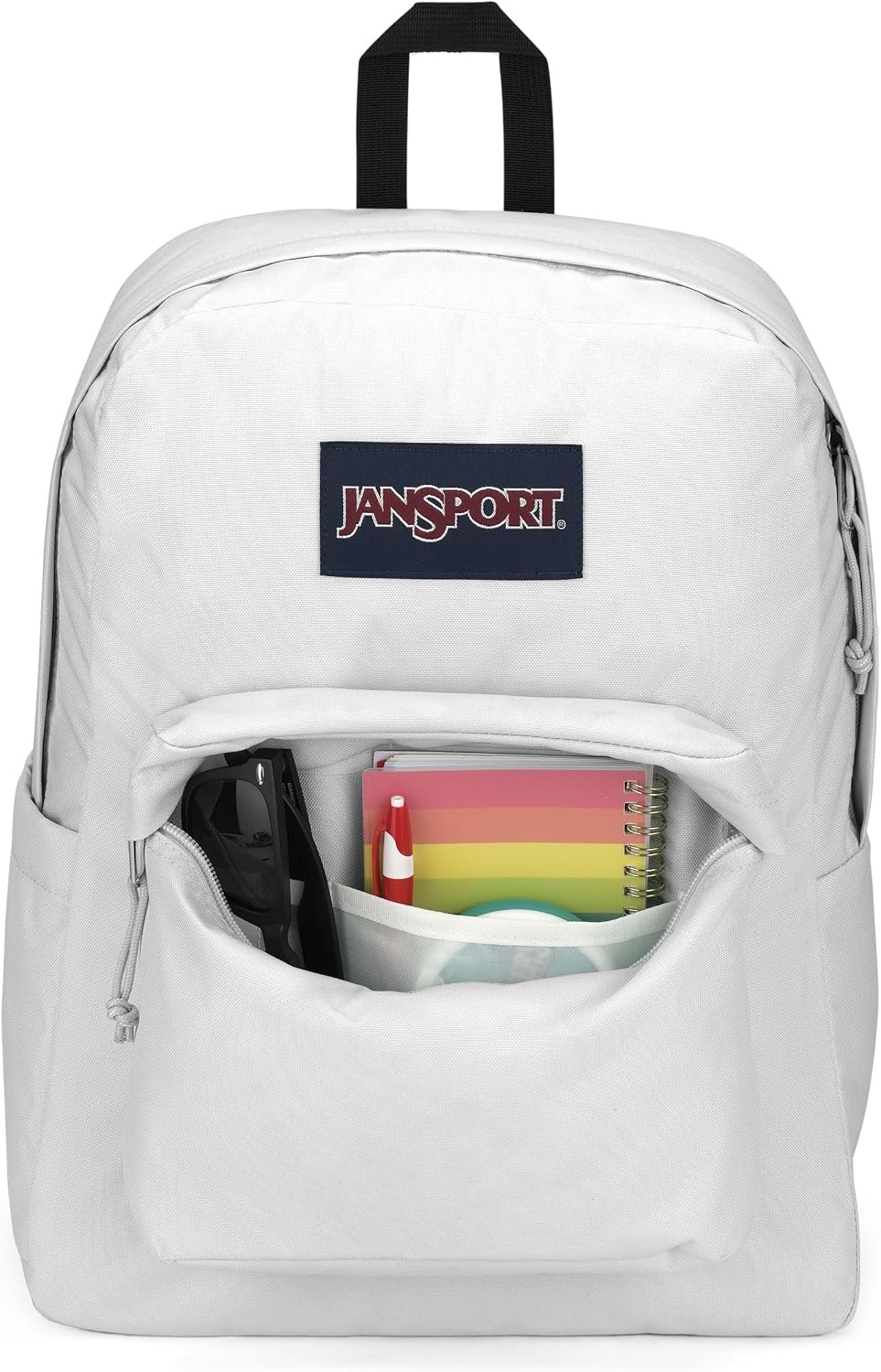 image:imageJanSport SuperBreak Plus Backpack with Padded 15inch Laptop Sleeve and Integrated Bottle Pocket Spacious and Durable Daypack for Work and Travel Sunny Sketches BlueWhite