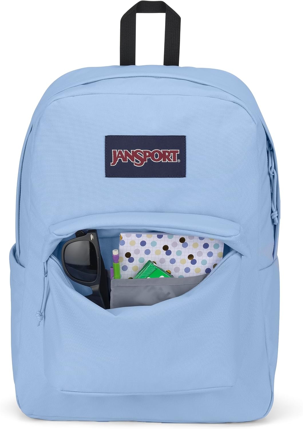 image:imageJanSport SuperBreak Plus Backpack with Padded 15inch Laptop Sleeve and Integrated Bottle Pocket Spacious and Durable Daypack for Work and Travel Sunny Sketches BlueHydrangea