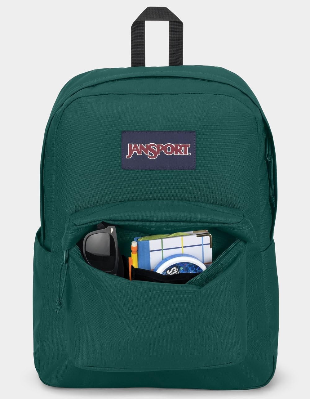 image:imageJanSport SuperBreak Plus Backpack with Padded 15inch Laptop Sleeve and Integrated Bottle Pocket Spacious and Durable Daypack for Work and Travel Sunny Sketches BlueDeep Juniper