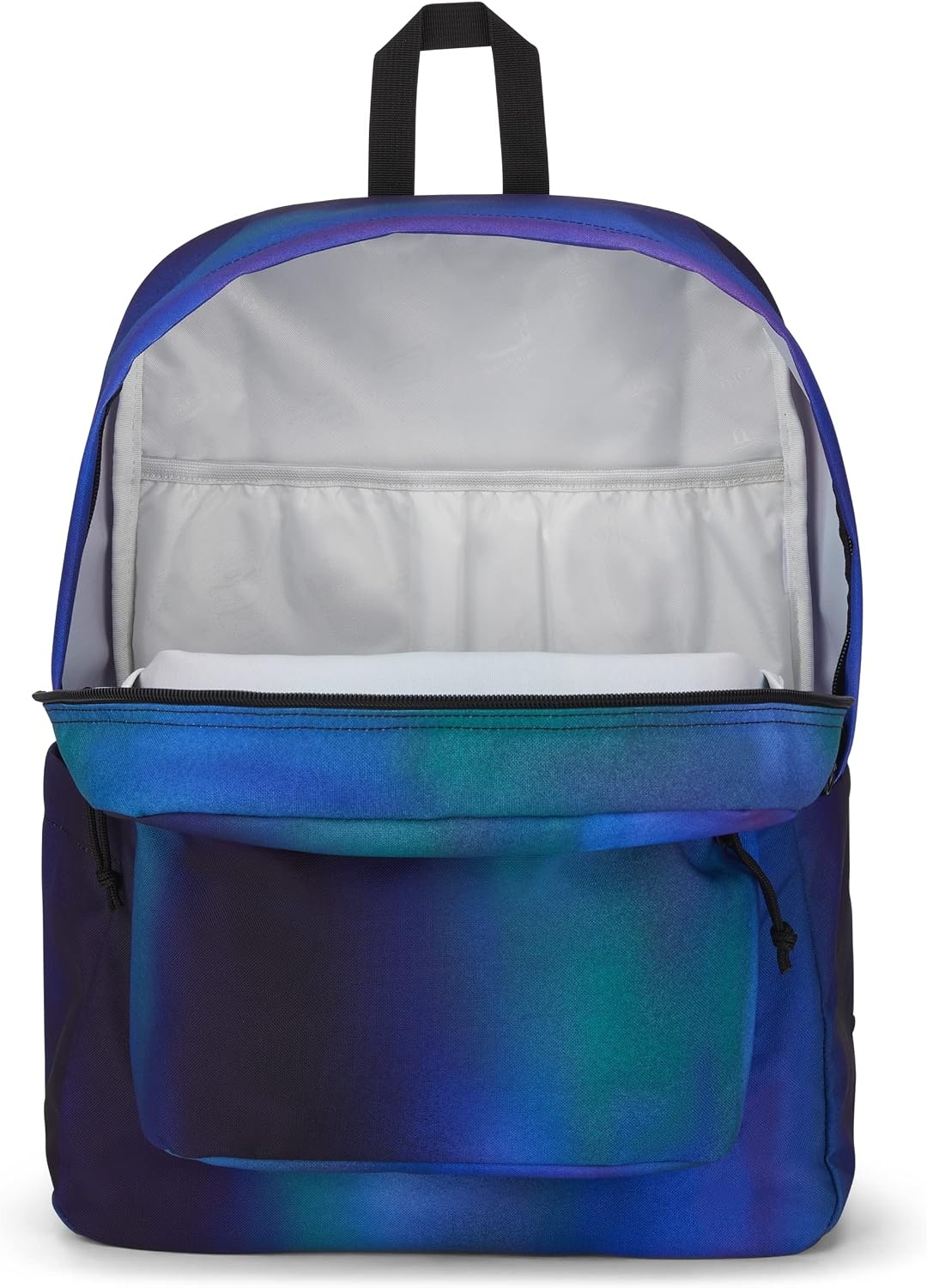 image:imageJanSport SuperBreak Plus Backpack with Padded 15inch Laptop Sleeve and Integrated Bottle Pocket Spacious and Durable Daypack for Work and Travel Sunny Sketches BlueDark Duachrome