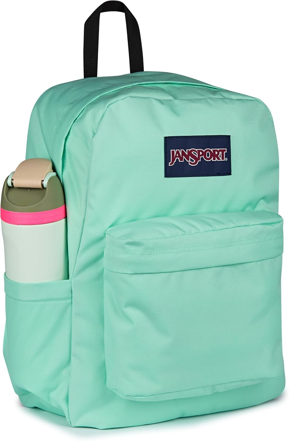 image:imageJanSport SuperBreak Plus Backpack with Padded 15inch Laptop Sleeve and Integrated Bottle Pocket Spacious and Durable Daypack for Work and Travel Sunny Sketches BlueMagic Mint