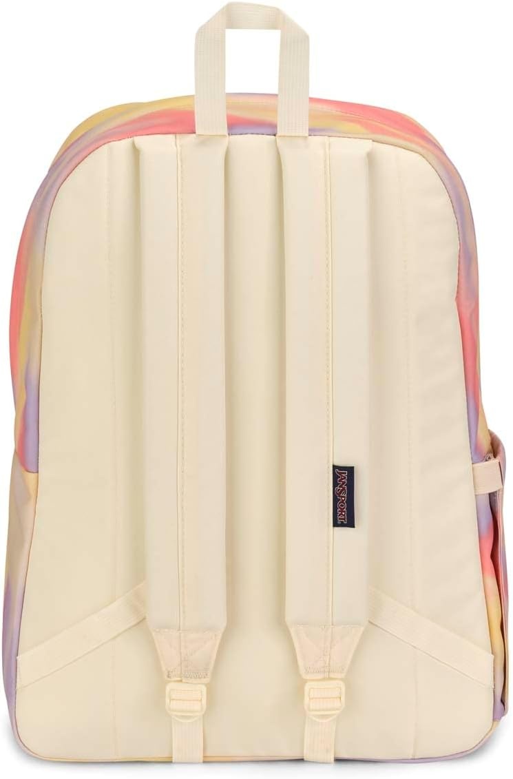 image:imageJanSport SuperBreak Plus Backpack with Padded 15inch Laptop Sleeve and Integrated Bottle Pocket Spacious and Durable Daypack for Work and Travel Sunny Sketches BlueBlurred Wash