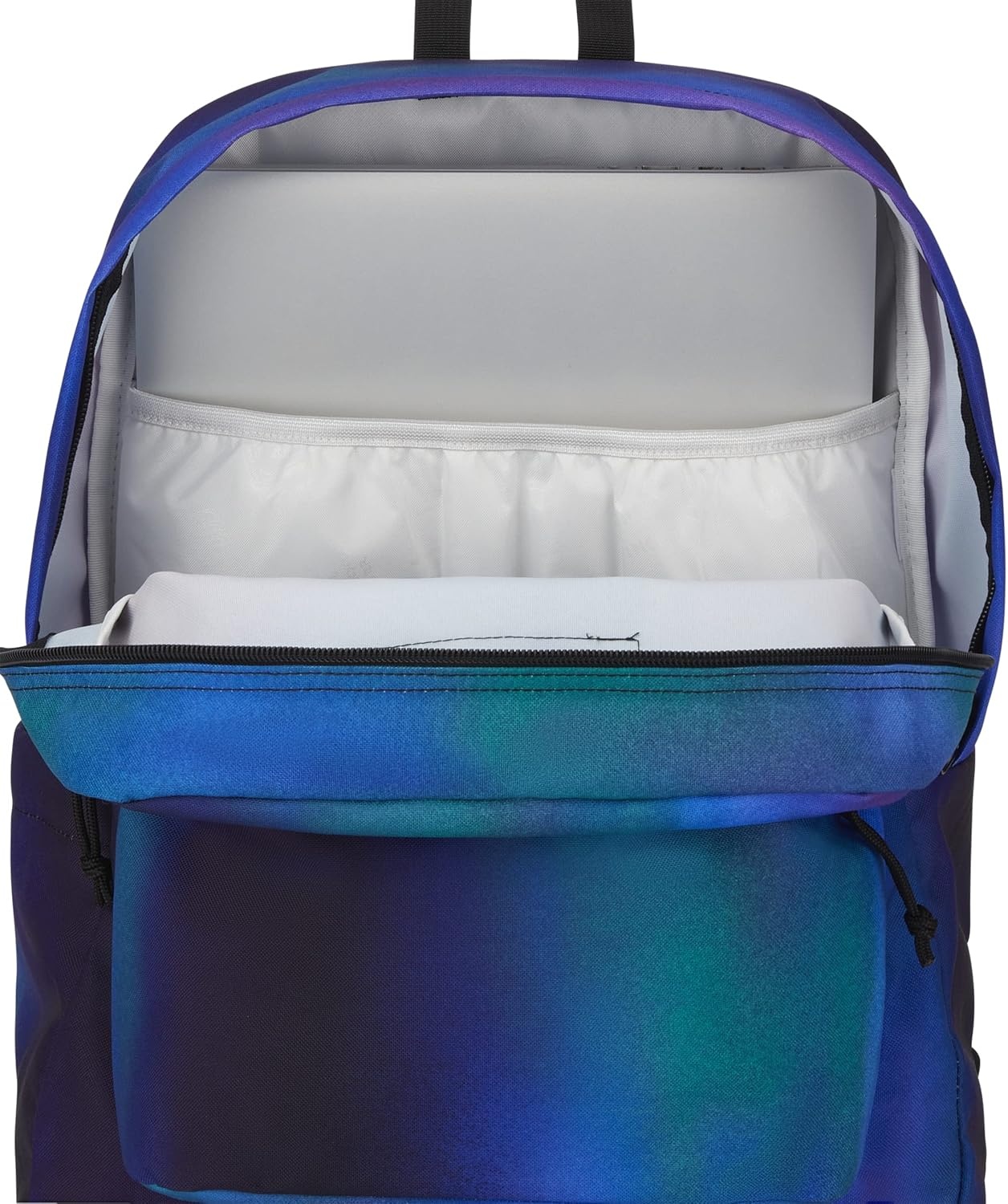 image:imageJanSport SuperBreak Plus Backpack with Padded 15inch Laptop Sleeve and Integrated Bottle Pocket Spacious and Durable Daypack for Work and Travel Sunny Sketches BlueDark Duachrome