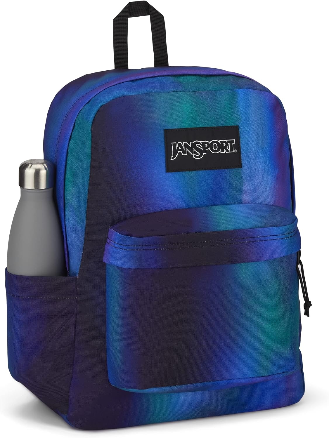 image:imageJanSport SuperBreak Plus Backpack with Padded 15inch Laptop Sleeve and Integrated Bottle Pocket Spacious and Durable Daypack for Work and Travel Sunny Sketches BlueDark Duachrome