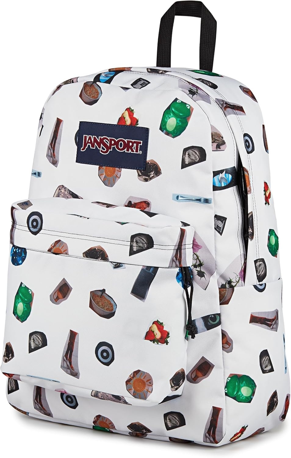 image:imageJanSport SuperBreak Plus Backpack with Padded 15inch Laptop Sleeve and Integrated Bottle Pocket Spacious and Durable Daypack for Work and Travel Sunny Sketches BlueCollected Collage