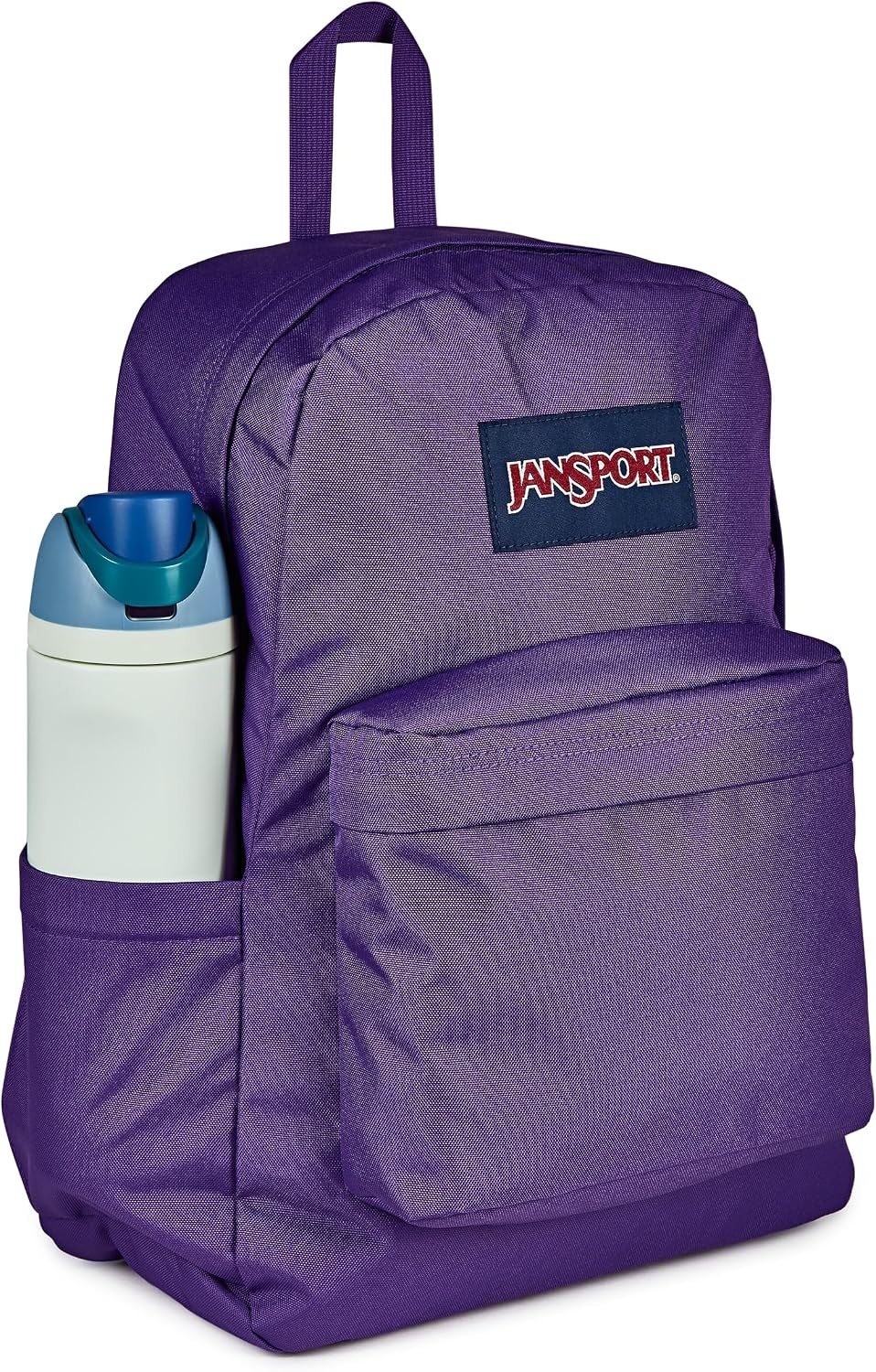 image:imageJanSport SuperBreak Plus Backpack with Padded 15inch Laptop Sleeve and Integrated Bottle Pocket Spacious and Durable Daypack for Work and Travel Sunny Sketches BlueDaydream Contrast PurpleBluePurpleMul