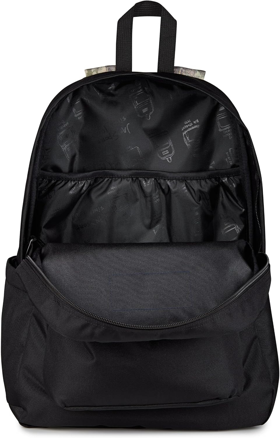 image:imageJanSport SuperBreak Plus Backpack with Padded 15inch Laptop Sleeve and Integrated Bottle Pocket Spacious and Durable Daypack for Work and Travel Sunny Sketches BlueBogcore Camo Con BlackBrownLt BrnDk G
