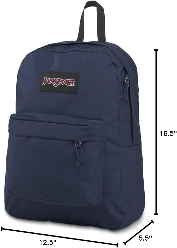 image:imageJanSport SuperBreak Plus Backpack with Padded 15inch Laptop Sleeve and Integrated Bottle Pocket Spacious and Durable Daypack for Work and Travel Sunny Sketches BlueNavy