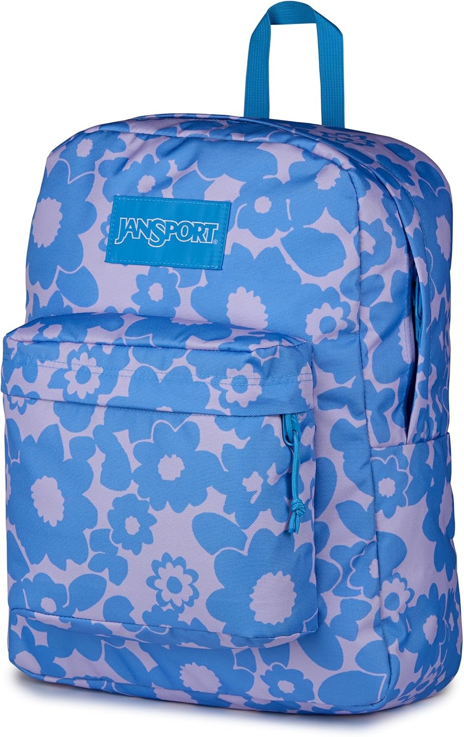 image:imageJanSport SuperBreak Plus Backpack with Padded 15inch Laptop Sleeve and Integrated Bottle Pocket Spacious and Durable Daypack for Work and Travel Sunny Sketches BlueBlossom Bae Blue