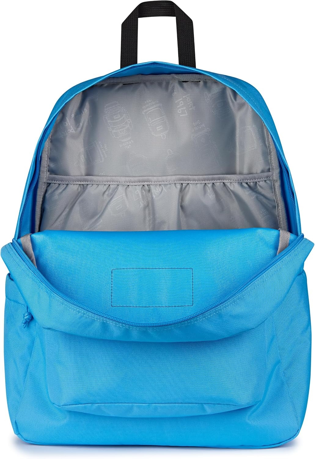 image:imageJanSport SuperBreak Plus Backpack with Padded 15inch Laptop Sleeve and Integrated Bottle Pocket Spacious and Durable Daypack for Work and Travel Sunny Sketches BlueElectric Azul