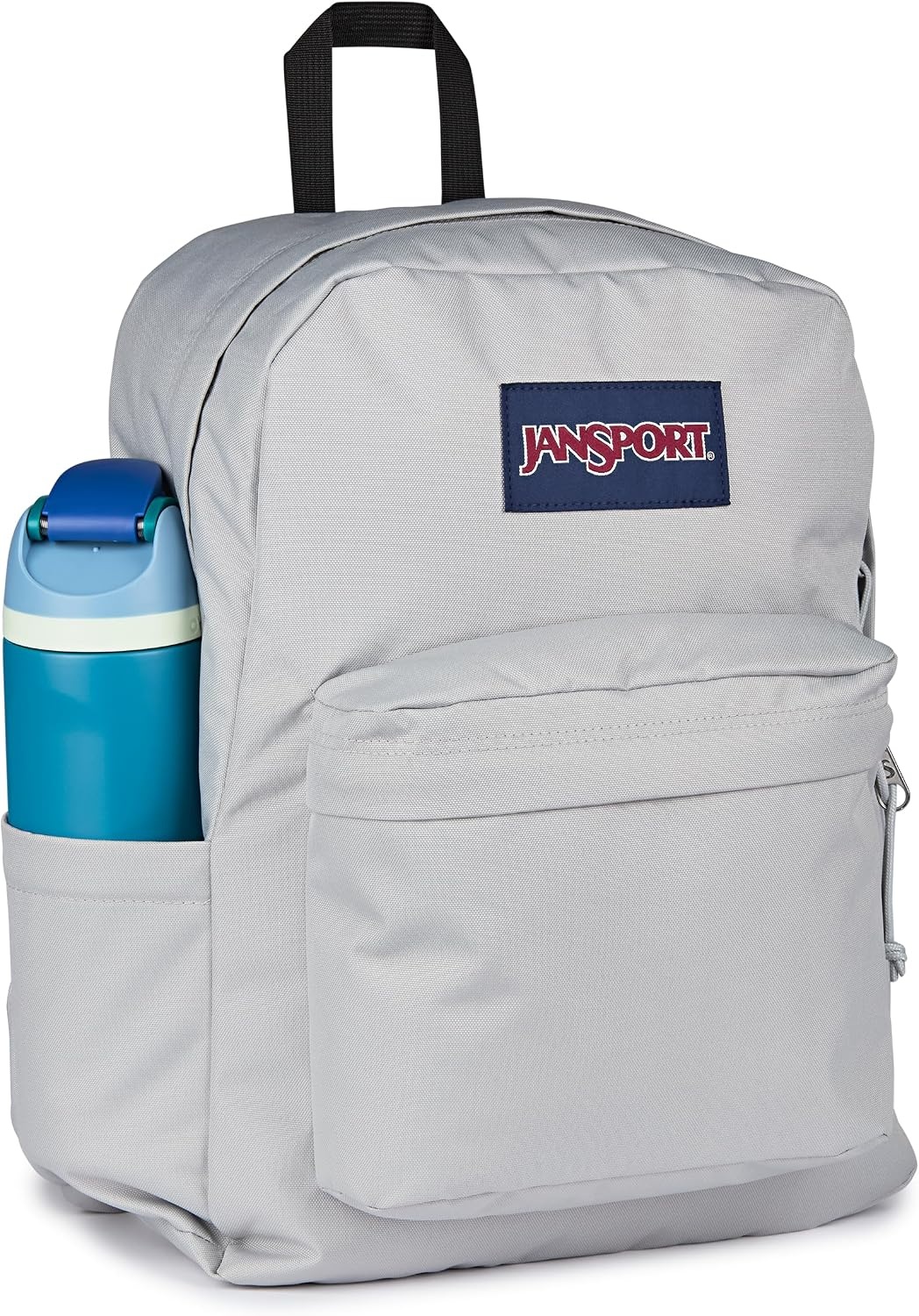 image:imageJanSport SuperBreak Plus Backpack with Padded 15inch Laptop Sleeve and Integrated Bottle Pocket Spacious and Durable Daypack for Work and Travel Sunny Sketches BlueGrounded Grey
