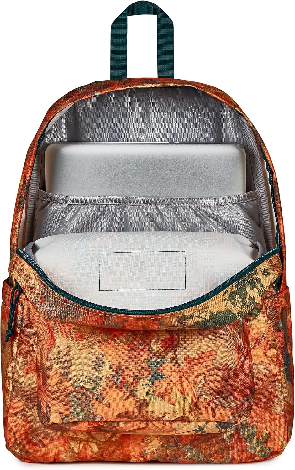 image:imageJanSport SuperBreak Plus Backpack with Padded 15inch Laptop Sleeve and Integrated Bottle Pocket Spacious and Durable Daypack for Work and Travel Sunny Sketches BlueBogcore Camo OrangeRustTeal