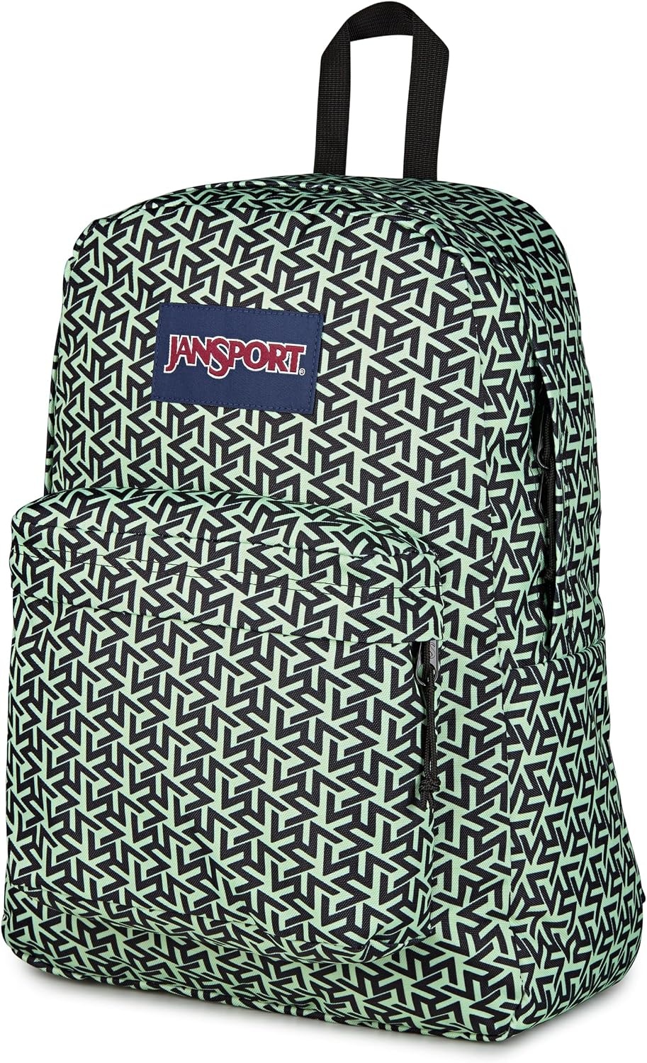 image:imageJanSport SuperBreak Plus Backpack with Padded 15inch Laptop Sleeve and Integrated Bottle Pocket Spacious and Durable Daypack for Work and Travel Sunny Sketches BlueTeam Colors BrattyBlackBlack