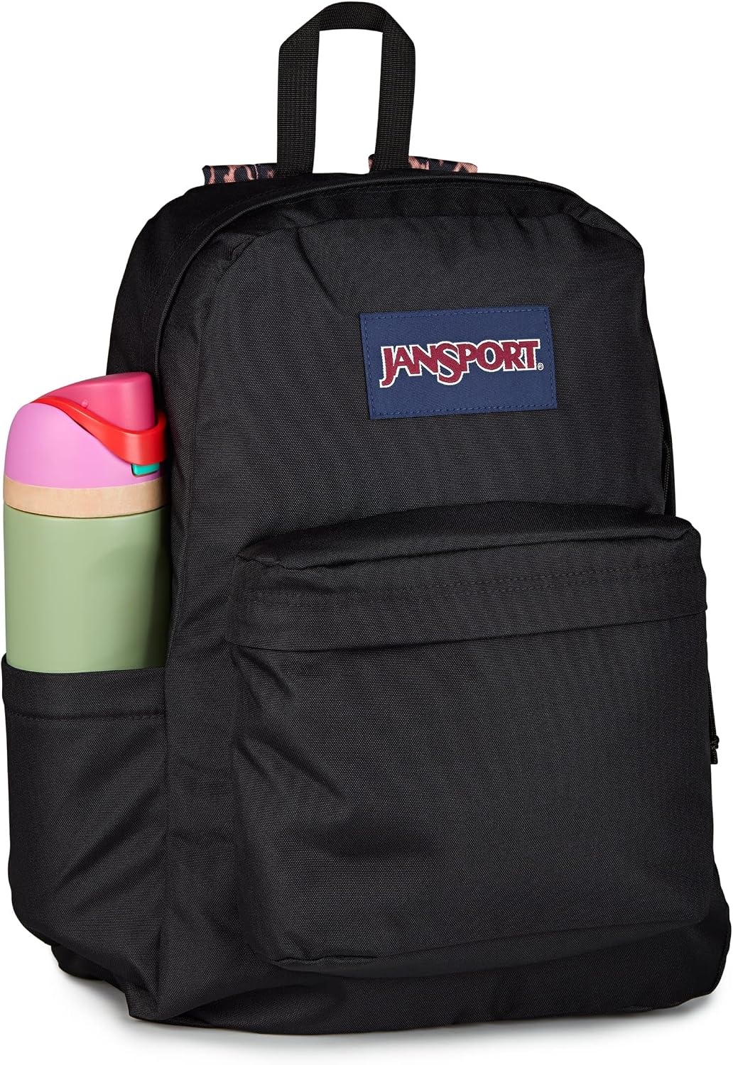image:imageJanSport SuperBreak Plus Backpack with Padded 15inch Laptop Sleeve and Integrated Bottle Pocket Spacious and Durable Daypack for Work and Travel Sunny Sketches BlueAnimal Illustion Con BlackBlackTanBlack