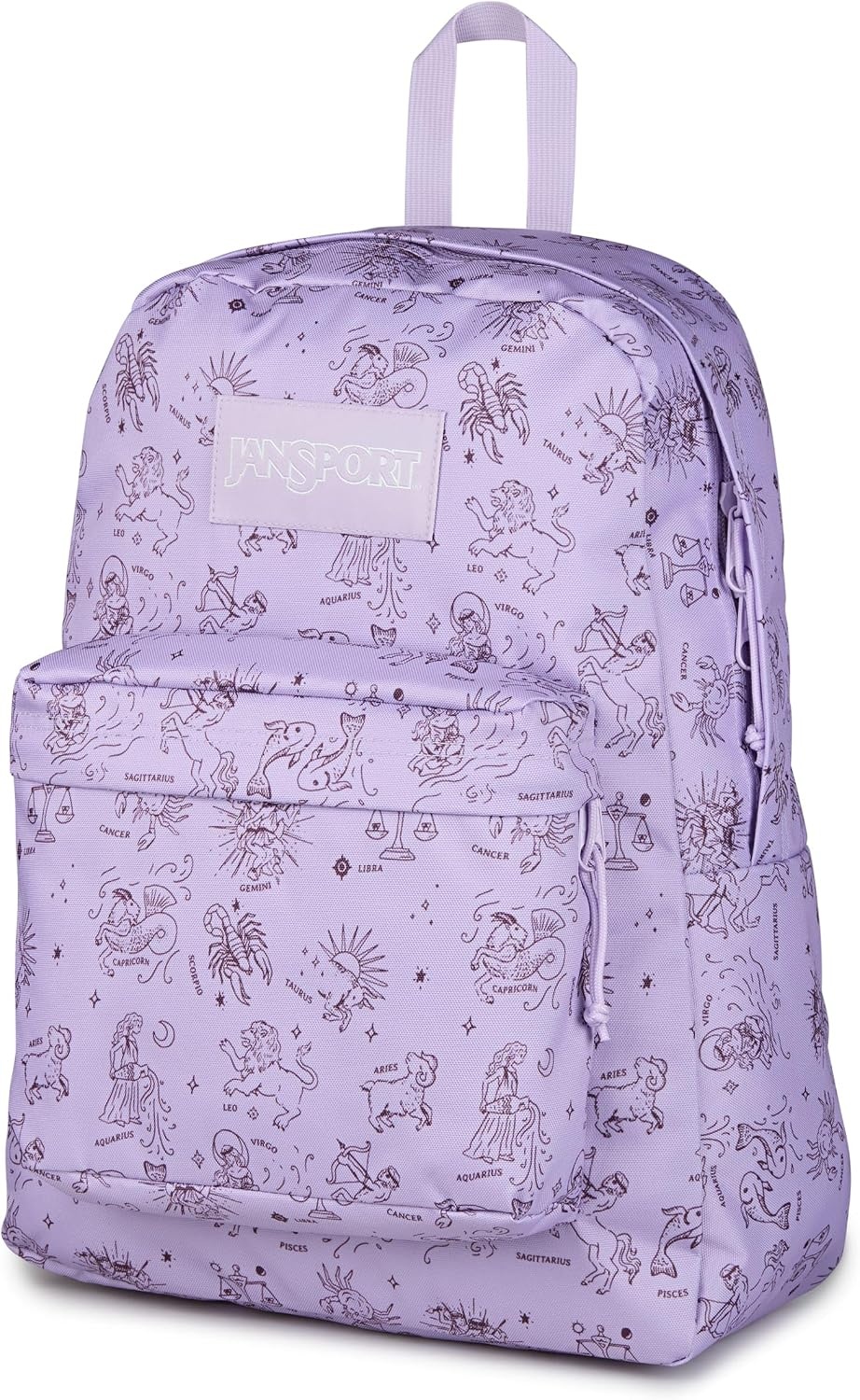 image:imageJanSport SuperBreak Plus Backpack with Padded 15inch Laptop Sleeve and Integrated Bottle Pocket Spacious and Durable Daypack for Work and Travel Sunny Sketches BlueHoroscope Horizons PastellilacMahognyhaze