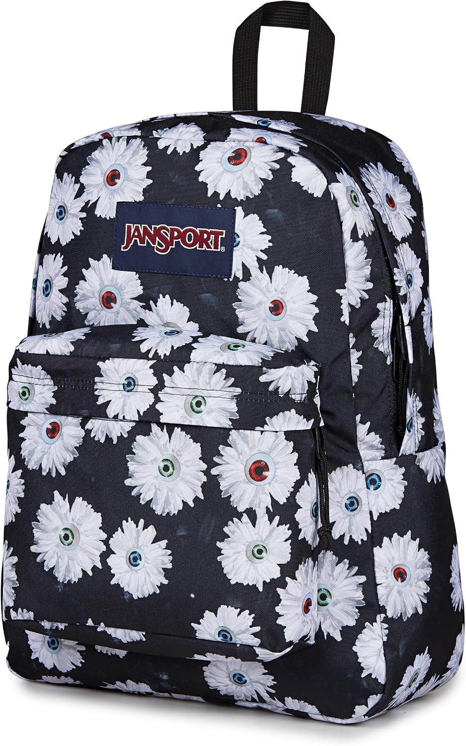 image:imageJanSport SuperBreak Plus Backpack with Padded 15inch Laptop Sleeve and Integrated Bottle Pocket Spacious and Durable Daypack for Work and Travel Sunny Sketches BlueEyeball Blossom