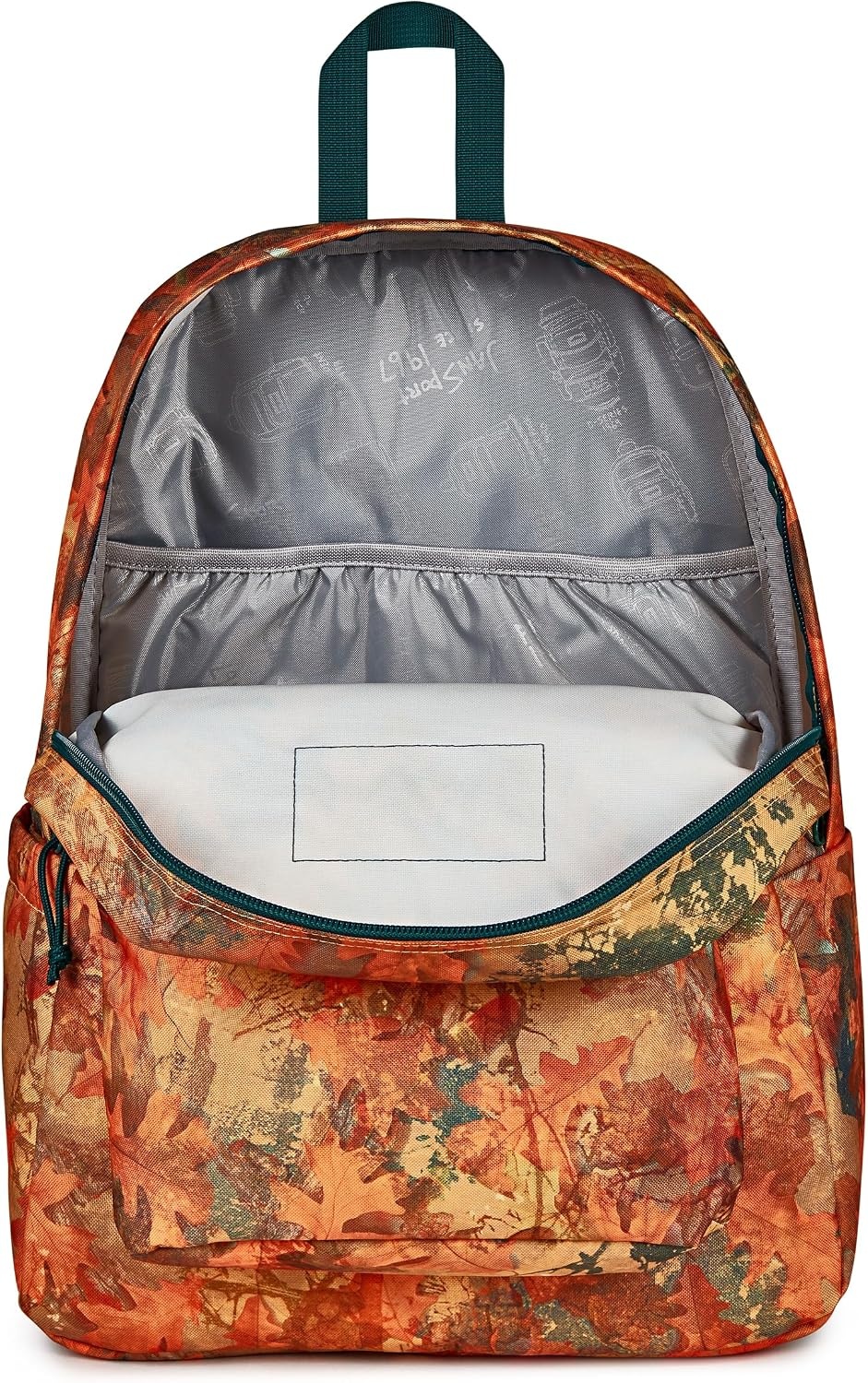 image:imageJanSport SuperBreak Plus Backpack with Padded 15inch Laptop Sleeve and Integrated Bottle Pocket Spacious and Durable Daypack for Work and Travel Sunny Sketches BlueBogcore Camo OrangeRustTeal
