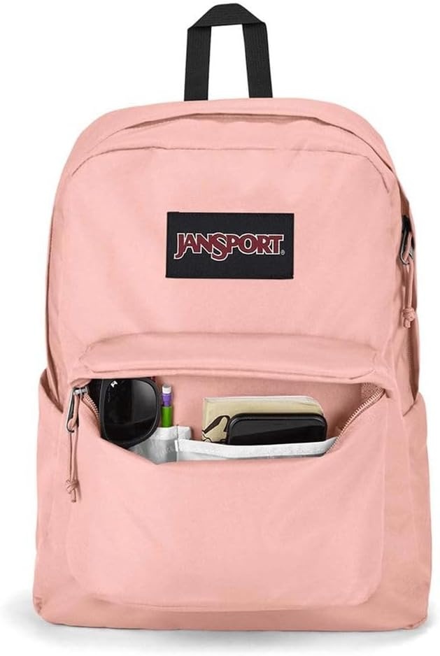 image:imageJanSport SuperBreak Plus Backpack with Padded 15inch Laptop Sleeve and Integrated Bottle Pocket Spacious and Durable Daypack for Work and Travel Sunny Sketches BlueMisty Rose