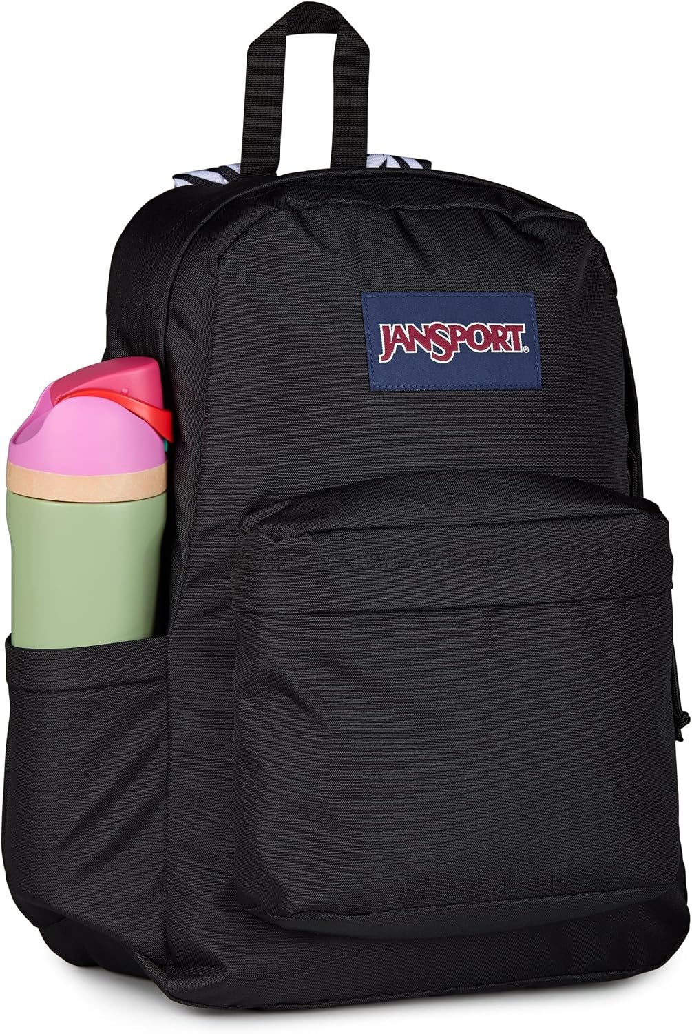 image:imageJanSport SuperBreak Plus Backpack with Padded 15inch Laptop Sleeve and Integrated Bottle Pocket Spacious and Durable Daypack for Work and Travel Sunny Sketches BlueSurreal Swirlies Con BlackBlackWhiteBlack