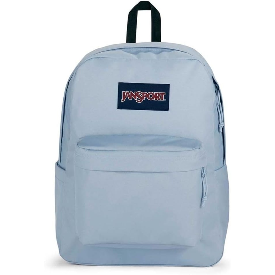 image:imageJanSport SuperBreak Plus Backpack with Padded 15inch Laptop Sleeve and Integrated Bottle Pocket Spacious and Durable Daypack for Work and Travel Sunny Sketches BlueBlue Dusk