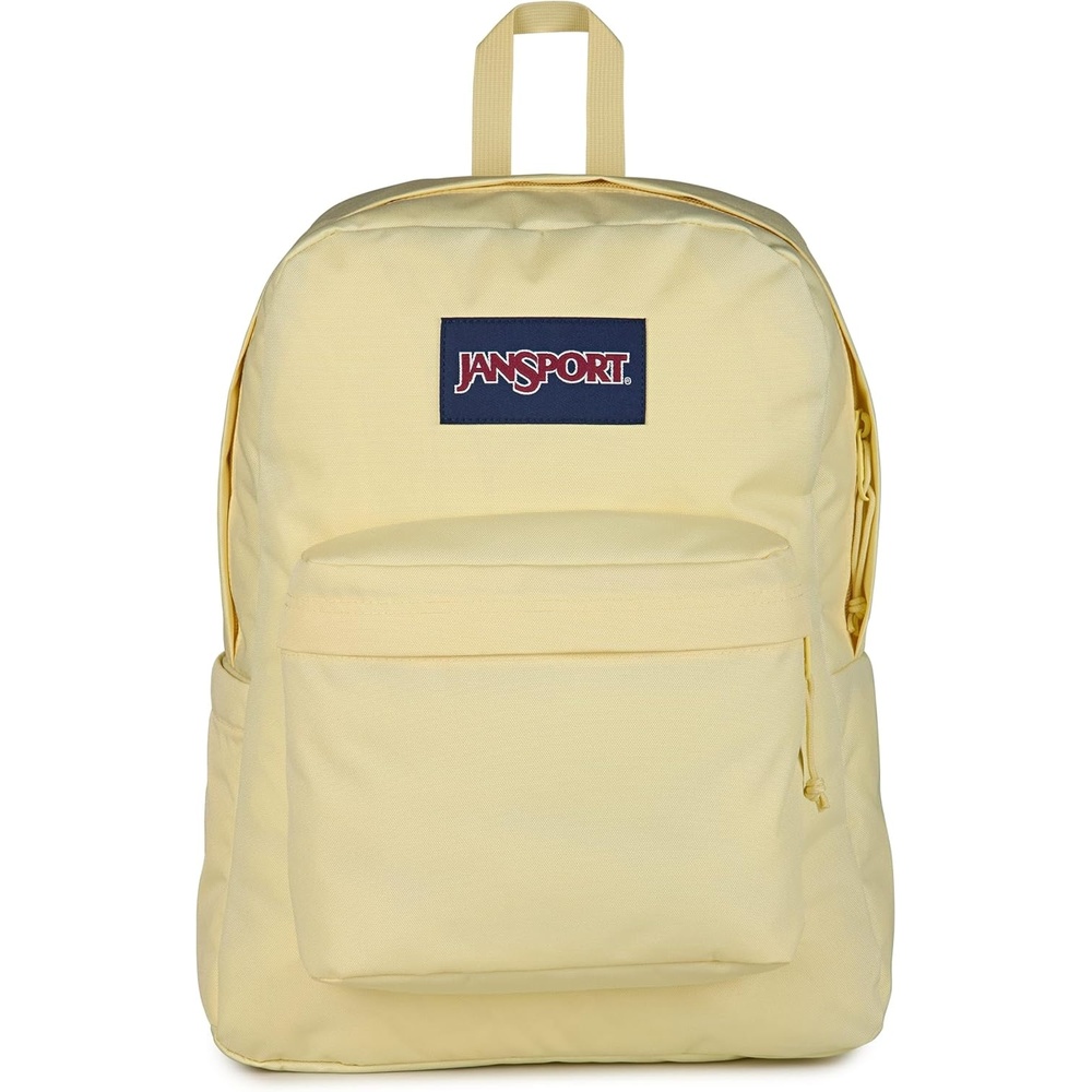image:imageJanSport SuperBreak Plus Backpack with Padded 15inch Laptop Sleeve and Integrated Bottle Pocket Spacious and Durable Daypack for Work and Travel Sunny Sketches BlueLemon Ice