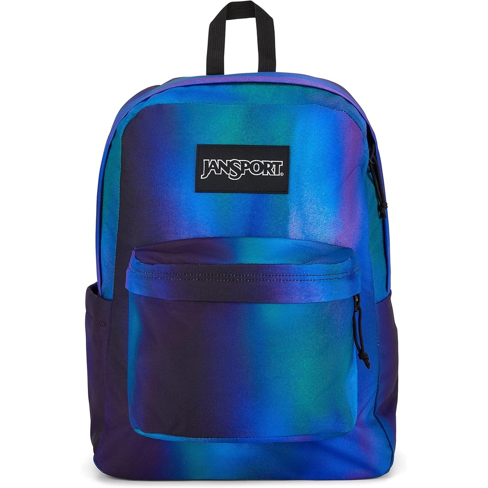 image:imageJanSport SuperBreak Plus Backpack with Padded 15inch Laptop Sleeve and Integrated Bottle Pocket Spacious and Durable Daypack for Work and Travel Sunny Sketches BlueDark Duachrome
