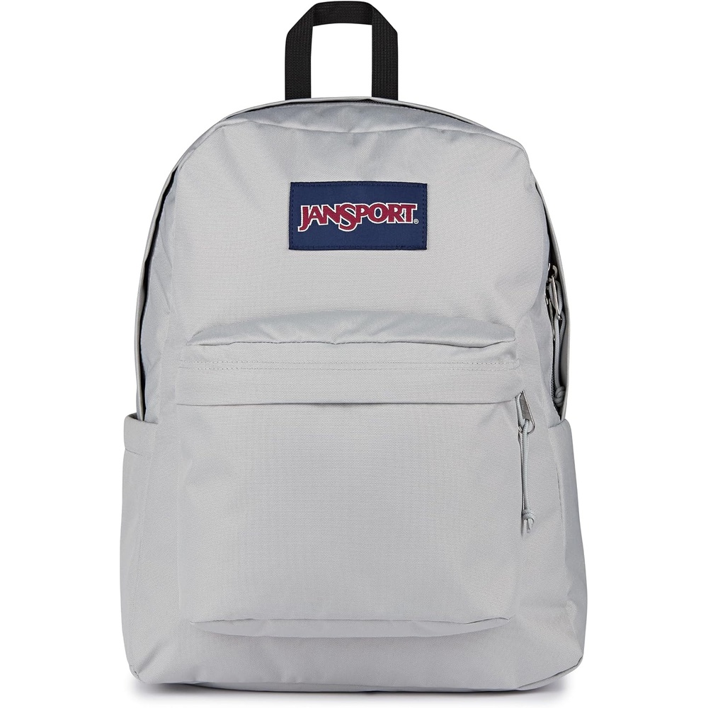 image:imageJanSport SuperBreak Plus Backpack with Padded 15inch Laptop Sleeve and Integrated Bottle Pocket Spacious and Durable Daypack for Work and Travel Sunny Sketches BlueGrounded Grey