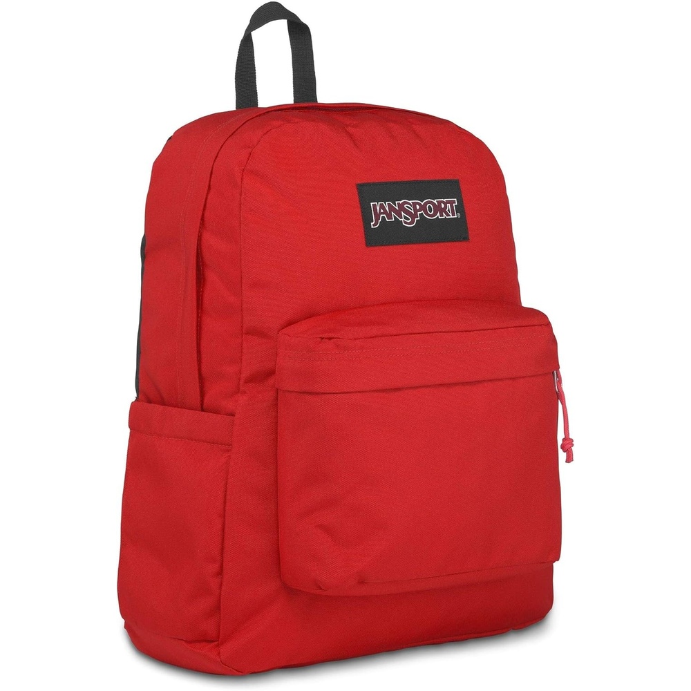 image:imageJanSport SuperBreak Plus Backpack with Padded 15inch Laptop Sleeve and Integrated Bottle Pocket Spacious and Durable Daypack for Work and Travel Sunny Sketches BlueRed Tape