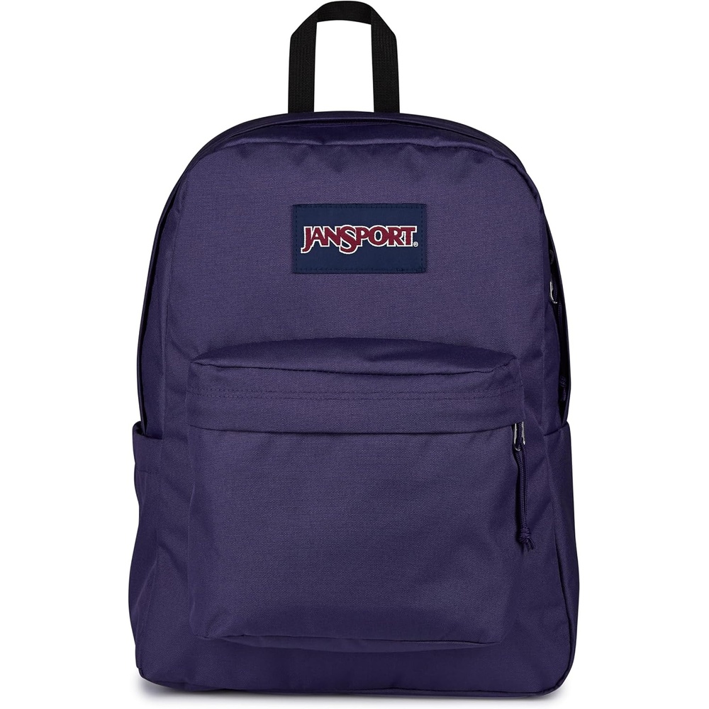 image:imageJanSport SuperBreak Plus Backpack with Padded 15inch Laptop Sleeve and Integrated Bottle Pocket Spacious and Durable Daypack for Work and Travel Sunny Sketches BlueAmethyst Angst