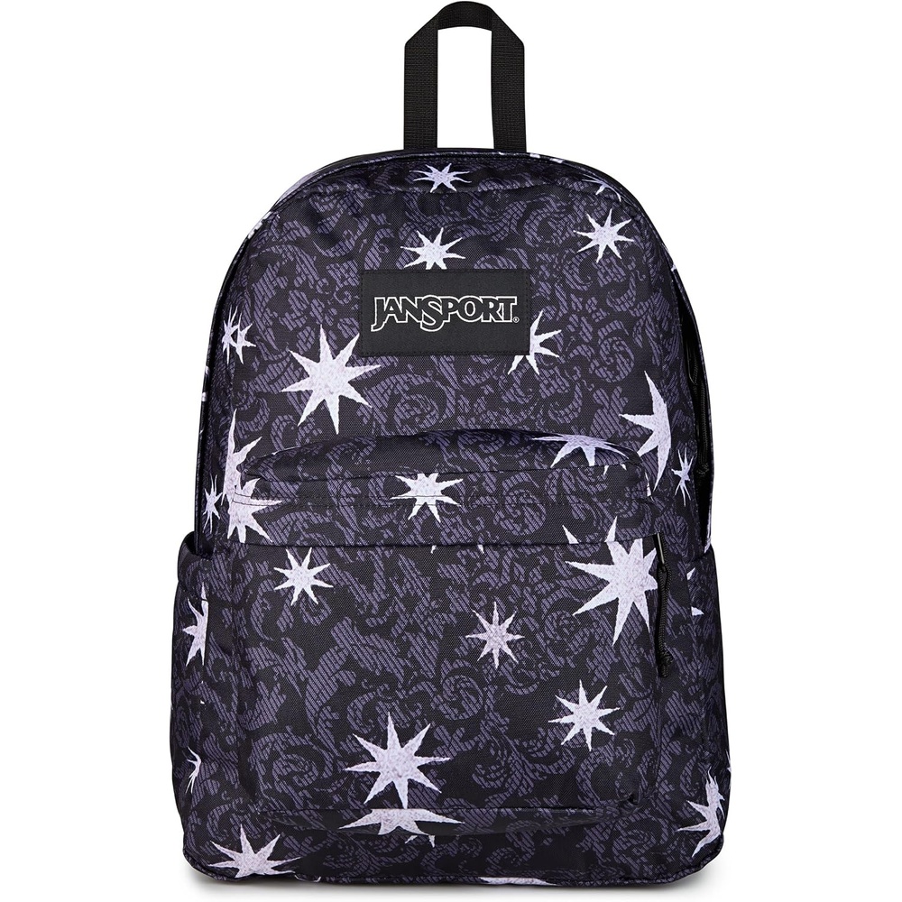 image:imageJanSport SuperBreak Plus Backpack with Padded 15inch Laptop Sleeve and Integrated Bottle Pocket Spacious and Durable Daypack for Work and Travel Sunny Sketches BlueCastle Tapesty BlackCharcoalSilver